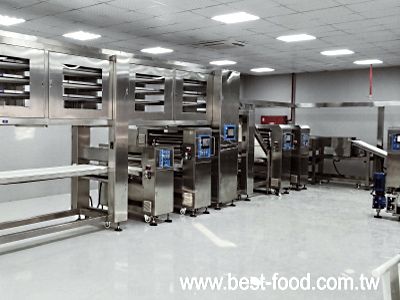 Layered puff pastry production line